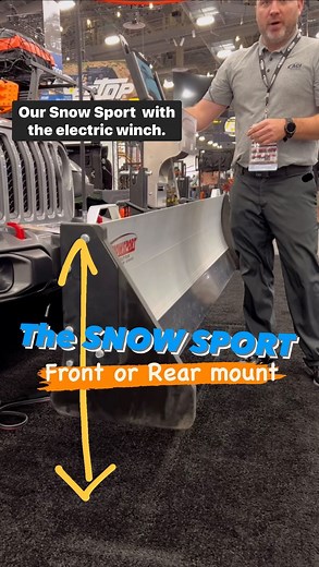 Travis Collins on Instagram: "SNOWSPORT HD! Thoughts? Ultra portable, easy, and affordable snow plow setup. @agricoverinc makes these SNOWSPORT plows. Multiple styles and models available."