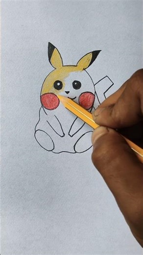 easy things to draw 😍❤️ #shorts #drawing #pokemon #drawing #art