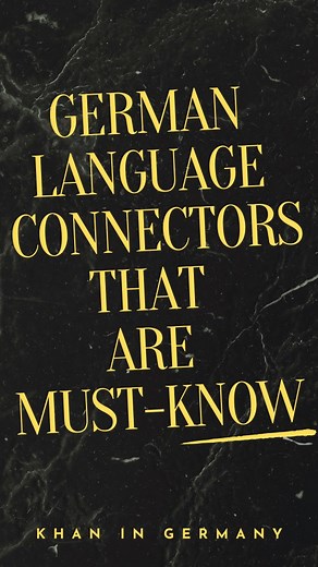Connectors That Are Game Changers #deutschfüranfänger #germanlanguageschool #thaliadeutschland #learngermanonline #germanteacher #deutschlernen #deutschsprache #deutschonline #learninggermanisfun #deutschkurs | Khan in Germany