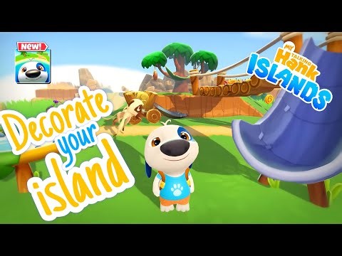 Decorating your island in My Talking Hank Islands ✨