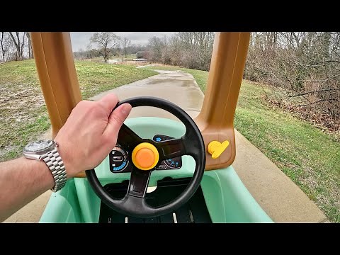 2023 Little Tikes Cozy Coupe (T-Rex Edition) - POV Driving Impressions