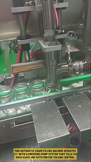 Here's How It Works! Super-Precise Automatic Liquid Filling Machine #fillingmachine