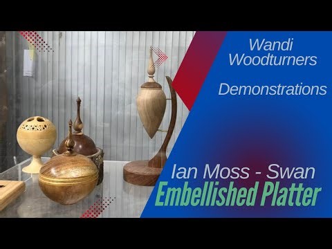 Ian Moss Embellished bowl/platter demo