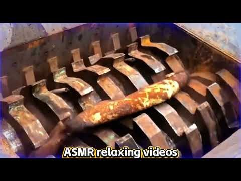 Watch This Powerful Shredder Obliterate Metal Objects | Satisfying Crushing ASMR