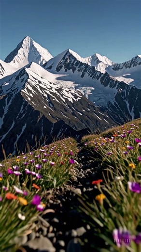 花咲く登山道をゆっくり歩く｜心が澄んでいく癒しの時間 / Slow Walk on a Mountain Trail | Healing Nature with Alpine Flowers