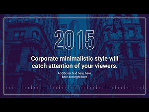 Corporate Timeline Slideshow - Company History / Year In Review | Video Template for After Effects