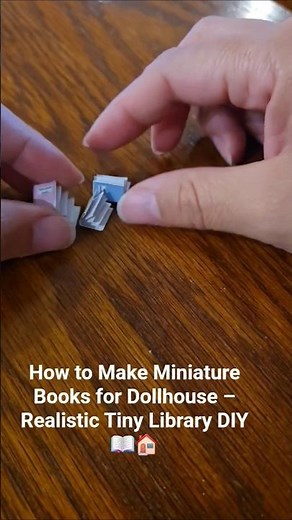 Tiny Books for a Tiny World 📚✨ | Miniature DIY Magic!