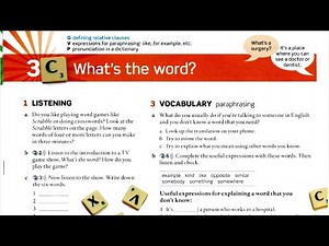 English File PRE Intermediate Student’s book 3rd edition 3C 2.2 - 2.7