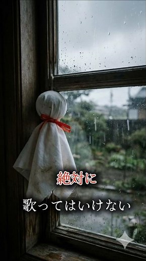 【閲覧注意】絶対に歌ってはいけない、てるてる坊主の『3番』」#アハ体験 #ホラー #都市伝説 #雑学 #怖い話 #てるてる坊主 #Shorts