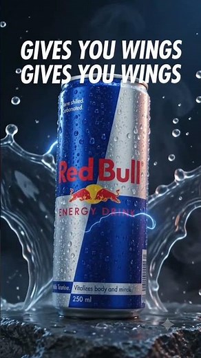 Red Bull Energy Drink ⚡ | Gives You Wings | Powerful Product Advertisement 🔥