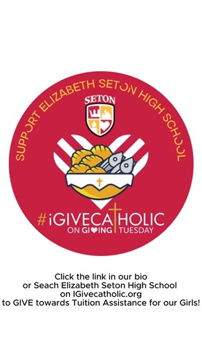Elena Rowe '17 shares her Seton story. Another ALUMNAE CHALLENGE: The next 2 hours are a race, what class is giving the most? Click the link https://qr.setonhs.org/df2f864a to give towards tuition asistance. Share with your Classmates and help another girl begin her story! | Elizabeth Seton High School