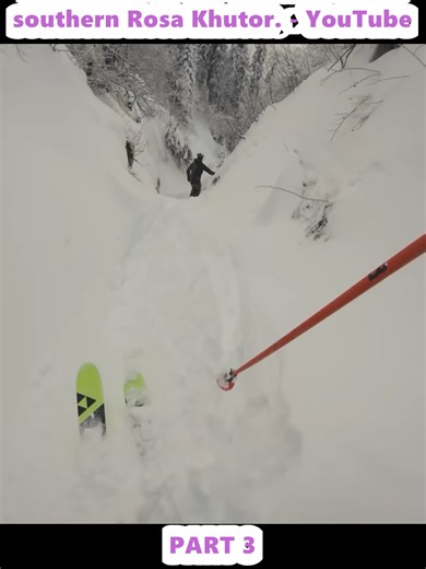 Brown instructor VOVA VETER - a ski thriller at the opening of the southern Rosa Khutor. - YouTube (3)