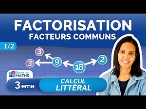 FACTORISATION AVEC FACTEUR COMMUN - PARTIE 1