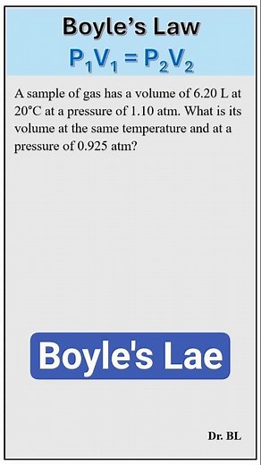 Boyle's Law Calculation