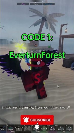 All New Codes in Fisch Roblox (Update Codes)