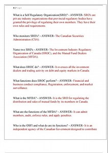 CSC CANADIAN SECURITIES COURSE EXAM NEWEST ACTUAL EXAM COMPLETE 330 QUESTIONS AND CORRECT DETAILED A