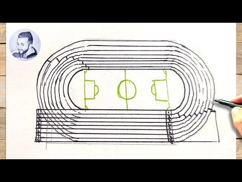 Comment dessiner une piste d athlétisme