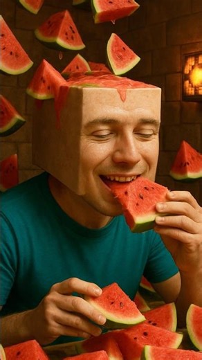 Shocking Satisfying Minecraft Fluid And Cloth Simulation Ever! #shorts #blender