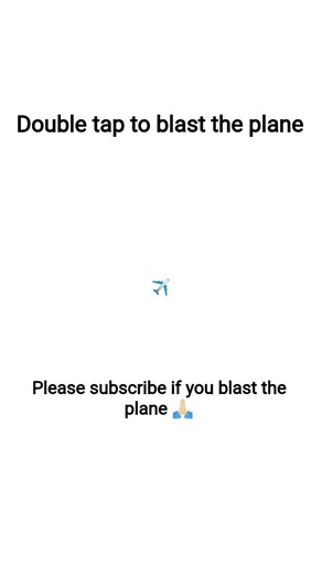 Double tap to blast the plane #aeroplane #dothingsyoudontwanttodo