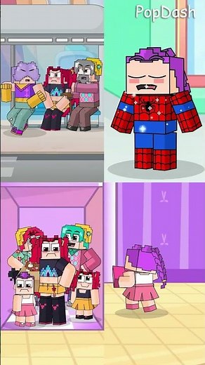 Rumi Was Kicked Out of the Elevator… But Everything Changed in the End #minecraft #sodapop