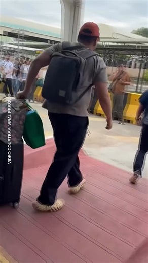 219K views · 2K reactions | Terrified passengers are evacuated from an airport as a 7.4 magnitude earthquake hits the Davao Oriental on Friday morning, October 10. | INQUIRER.net | Facebook