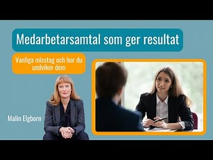 Medarbetarsamtal som faktiskt leder till resultat