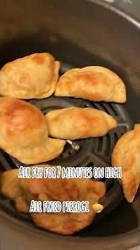Air fried VEGAN pierogi! #shorts