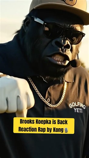 Brooks Koepka’s PGA Return Got a Reaction Rap. #golf #shortvideo