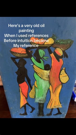 Art over 20 years ago . Oil painting