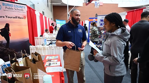 3.7K views · 76 reactions | Today our RAMS took charge, made valuable connections, and found exciting opportunities at the 2025 Spring Career & Graduate School Expo, sponsored by the #WSSU Career Development Department. Take a look! #CareerFair #RamsOnTheRise #RamsTakeCharge | Winston-Salem State University | Facebook