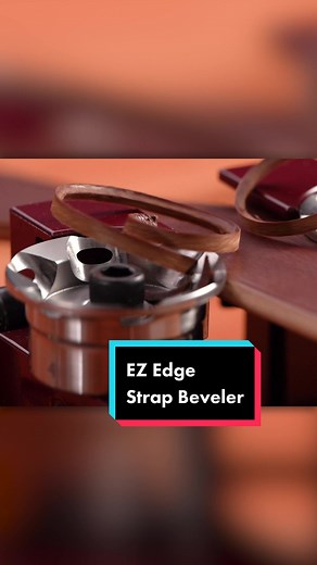 EZ Edge Strap Beveler for Efficient Leathercraft Edge Rounding