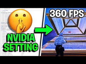 Secret Nvidia Settings To BOOST PERFORMANCE In Fortnite Chapter 5! (BOOST FPS)