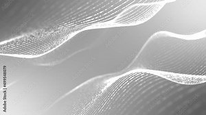 Animation halftone background. Rotation 3d wave, spiral. Pattern lines, strings. Neon glow strip. Brilliant start. Blurring threads. Milky Way. LED strip. Computer screen saver. Business. 4k Stock Video