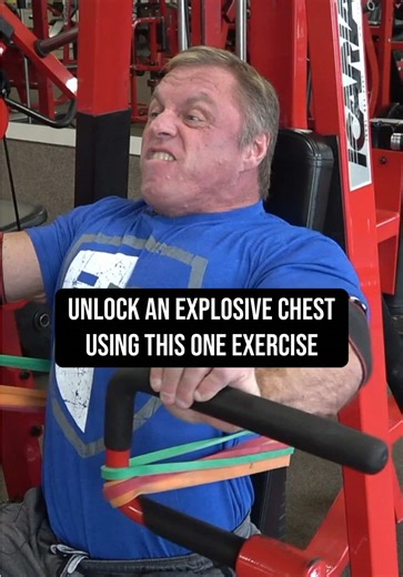 UNLOCK AN EXPLOSIVE CHEST Using This One Exercise.🔥 #gymtok #fitnesstips #bodybuilding #sciencetok #tiktoklearningcampaign