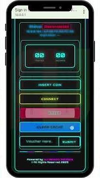 Custom Neon PISO WIFI Portal | Juanfi System by NJ Network Solutions