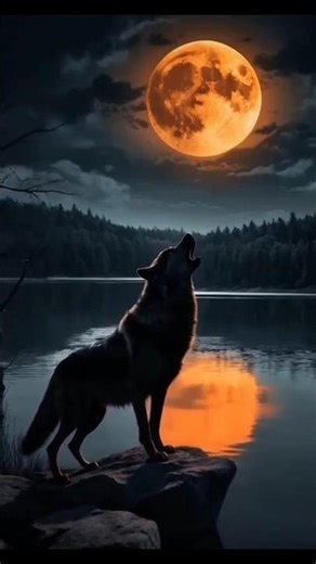 The sound of a wolf 🐺 #shorts