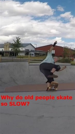 Why Do Old People Skate So SLOW?
