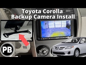 2009 - 2013 Toyota Backup Camera Install