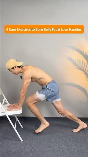 4 Simple Home Exercises to Burn Belly Fat, Love Handles, Upper and Lower Abs