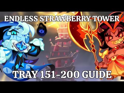 Cookie Run Kingdom - Sublime Cake Tower, Endless Strawberry Cake Tower Tray 151-200 Guide