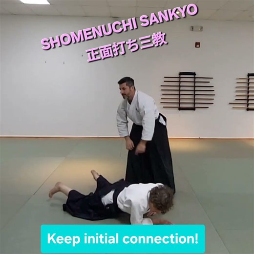 Shomenuchi Sankyo #aikido ##martialarts #budo #selfdefense #selfdefensetraining #aikidolife