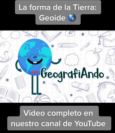 La forma de la Tierra: Geoide 🌎