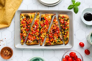 Vegan Flatbread Pizza