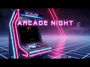 Retro-Futuristic Arcade Night 🕹️ Synthwave Music for Gaming, Focus & Late Night Drives