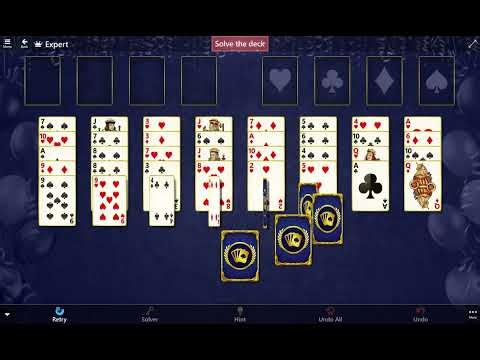 Star Club\\Solitaire Celebrates 31 Years\\FreeCell - #28: Expert - Solve the deck