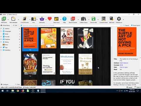 Managing Audiobooks In Calibre Ebook manager