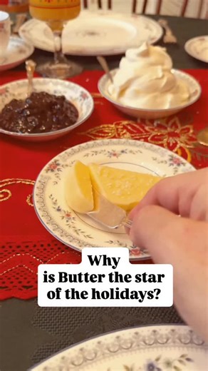 Why is butter the star of the holidays? That’s the question at the heart of my latest story on AuthenticFood.com. I explore how butter became both the emotional and culinary centerpiece of the holiday table. It’s in your mother’s stuffing. Your grandmother’s cookies. Or in that warm appetizer you set out just before friends and family arrive. I went down a fun butter rabbit hole for this deep-dive on @authenticfoodinsta. Click the Link In Bio to read the story. Share it with the butter-loving pe