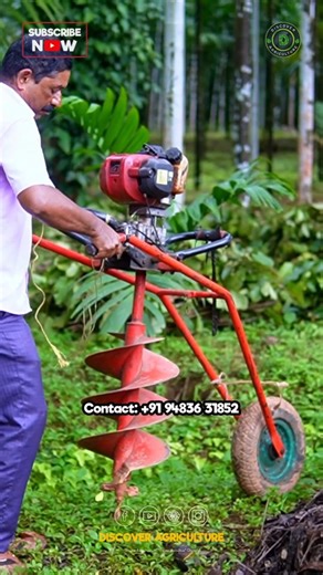 20K views · 17 reactions | The Trolley Earth Auger Machine is a...