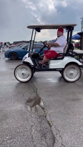 Golf Cart on 24” Wire Wheels