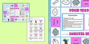 Weather and Seasons Board Game